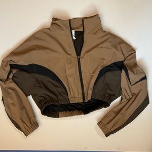 Alphalete Tan and Black Women's Jacket